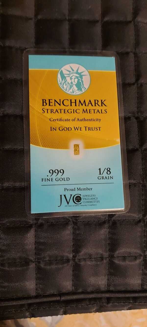 The Smallest Gold bars in the World set of TEN MIRACLES FROM AMERICA - Image 3