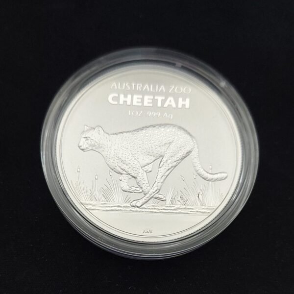 2021 Australian Zoo Cheetah 1oz Silver Coin