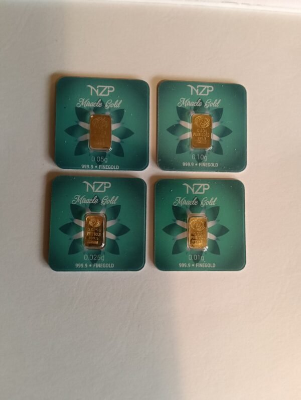 Set of 4, Miracle Gold Bars on massive discount