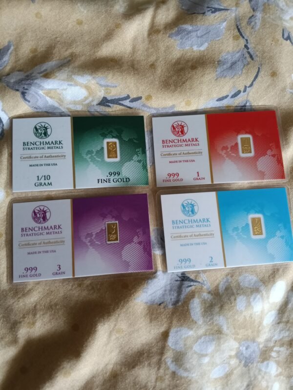 4,Top quality 24k Gold Bars from the U.S.A. direct from the mint
