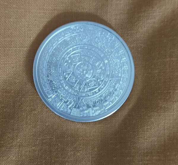1/2 oz Silver Aztec Calendar Round Coin