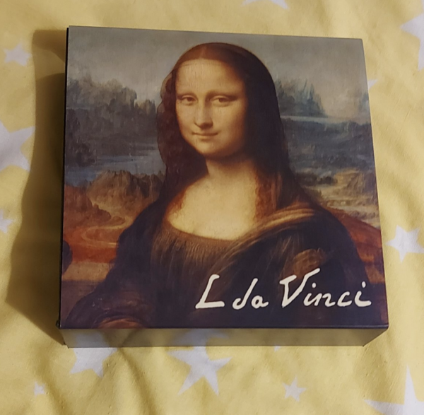 Treasures of the World Mona Lisa Silver Gilded limited Edition proof coin