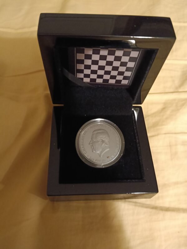 2025 Chess Queen Niue Black 1oz Silver Bullion Proof coin - Image 2
