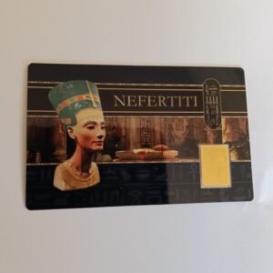 1/1000th oz Pure Gold Queen Nefertiti  Egyptian Masterpiece